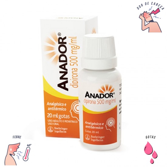 Anador gotas 20 ml (dipirona)